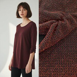 Sparkling metallic red & black top - Rue Juju brand
